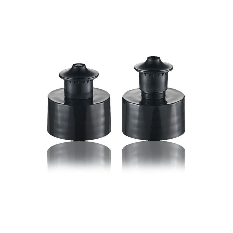 Tapa/Gorra de pez pipa cosmética negra mate-HY-CP-12