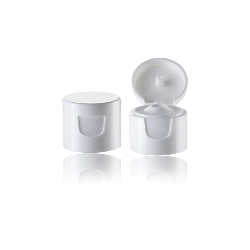 Tapa abatible blanca cremosa cosmética Butterfly Cap-HY-F04