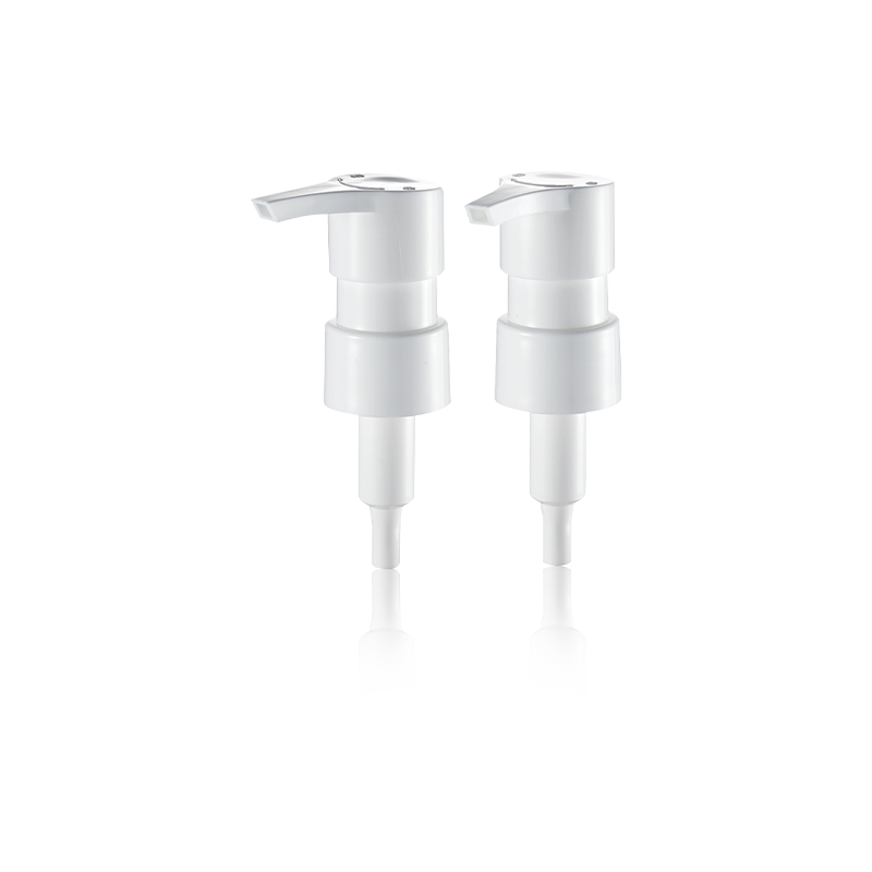 Bomba de aceite 24/410 con cierre de clip de color blanco cosmético HY24A-66