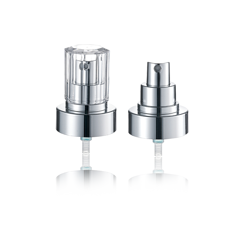 Distribuidor de líquido con cabezal de bomba cosmética con acabado de espejo-HY24B-55