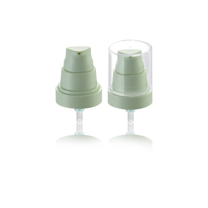 Distribuidor de líquido con cabezal de bomba cosmética verde y elegante-HY20A-16