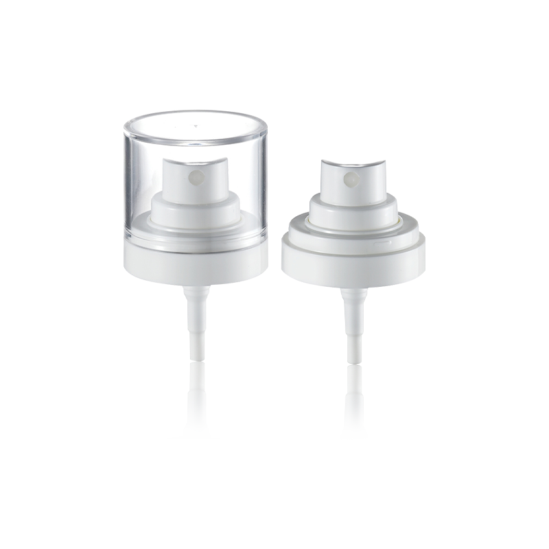 Bomba cosmética de loción de color blanco HY32B-55 32/410 media tapa